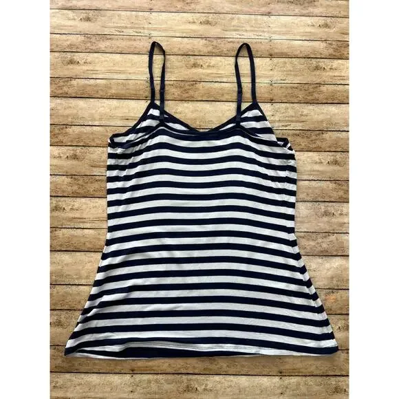 Express Striped Camisole Tank Top Navy White Size Small - Picture 4 of 8